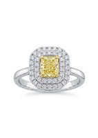 Anillo Salvini Mujer in Oro blanco Diamante Yellow 81093087